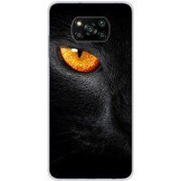 Xiaomi Poco X3 / X3 Pro Bedrukt siliconen hoesje Oeil de panthere