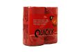 Quicky toiletpapier, 120 vellen, 3-laags, rood met zwarte kern, 4-pack (4 x 4 stuks)