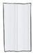 Galileo Casa Zanzibar Mosquito Netto Venster 150 x 180 Terylene Zwart