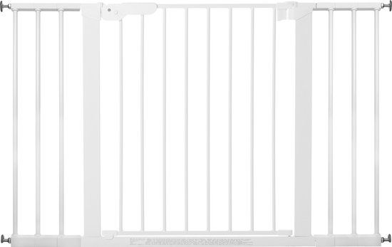 Baby Dan Premier Wit Klemhek gate met 6 extensions - 112 - 119,3 cm