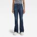 G-Star Noxer Bootcut Wmn Dames Jeans 26/32 Biologisch katoen Elastaan Worn in Ocean Reef