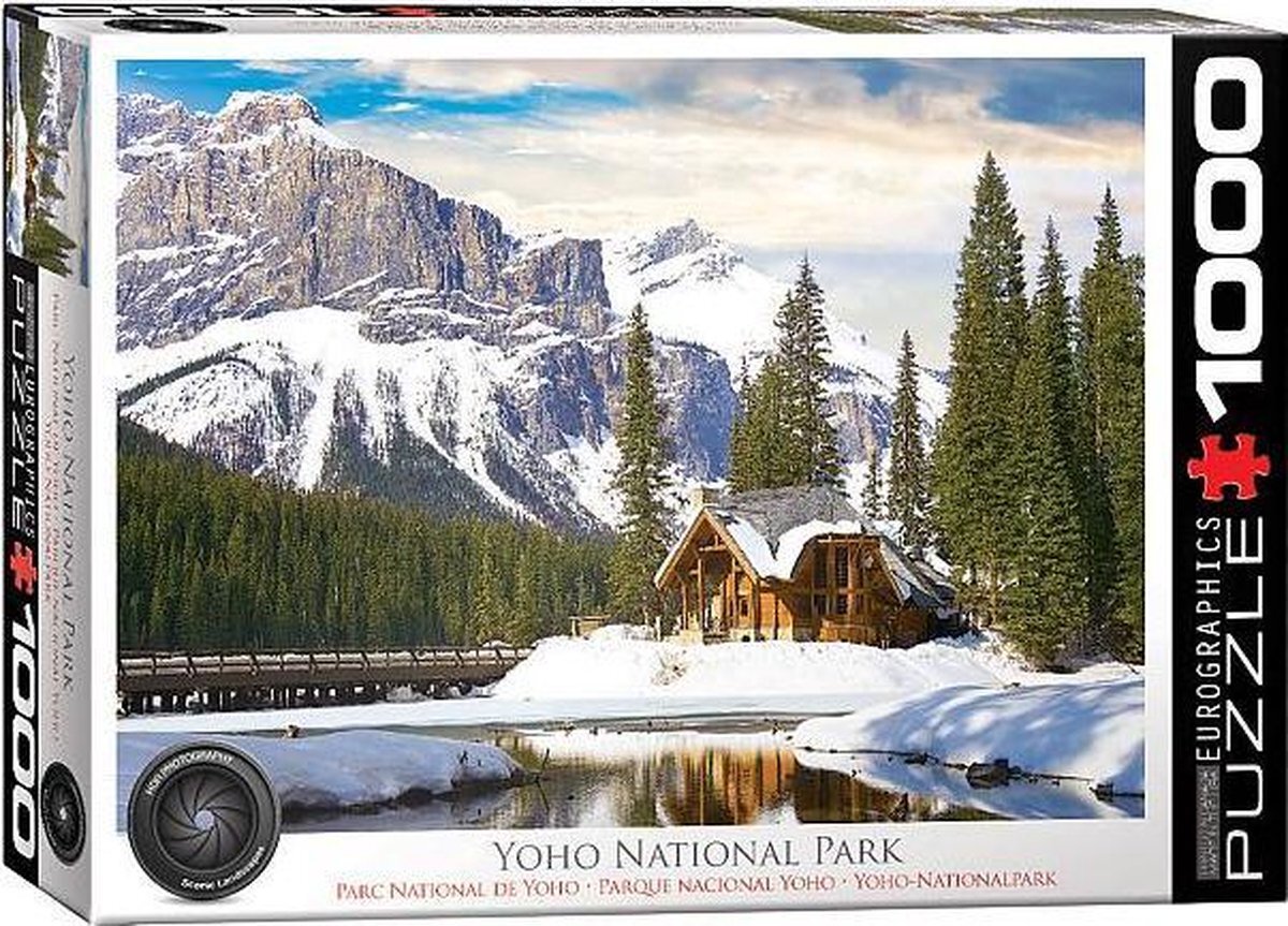 Eurographics puzzel Yoho National Park, British Columbia - 1000 stukjes