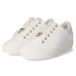 Paul Green Sneakers laag grijs / wit