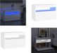vidaXL Tv-meubel met LED-verlichting 60x35x40 cm Wit