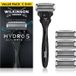 Wilkinson Sword Hydro 5 Ultimate Scheermesjes voor mannen, voordeelverpakking, hyaluronzuur, koolstofgecoate bladen, scheermeshouder voor mannen met 5 navulmesjes