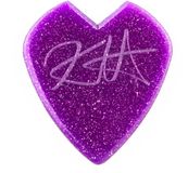 47Rkh3Nps Jim Dunlop Kirk Hammett Jazz III Plectrums - Purple Sparkle - 1.38mm - Bag/24