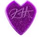 47Rkh3Nps Jim Dunlop Kirk Hammett Jazz III Plectrums - Purple Sparkle - 1.38mm - Bag/24