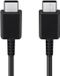 Samsung Mobiele telefoon Kabel Zwart 1.00 m USB-C