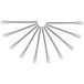 A-Star Metalen Triangel Kloppers met Rubberen Grip - 12cm Lengte - Pak van 10
