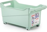 Plasticforte Opberg Trolley Container - Mintgroen