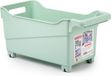 Plasticforte Opberg Trolley Container - Mintgroen