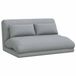 vidaXL Fauteuil réglable Gris clair Tissu