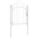 VidaXL Tuinpoort woerden staal 1x1,5m wit