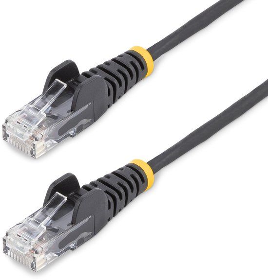 Startech Stevige UTP-netwerkkabel categorie 6 N6PAT25CMBKS Zwart 25 cm