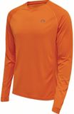 Newline Core Running LS Shirt Heren - sportshirts - oranje - Mannen