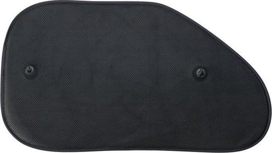 Car Plus Zonneschermen Zijruit 3-laags 38 X 65 Cm Zwart 2 Stuks - Universeel