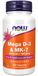 NOW Foods Mega D-3 & MK-7 - 120 gélules