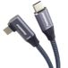 PremiumCord Aansluitkabel USB-C 3.2 Gen 2 x 2, supersnelle datakabel tot 20 Gbit/s, oplaadkabel tot 5 A, vermogen 100 W, PD 3.0 / QC 4.0, USB 3.2 generatie 2 x 2, zwart, lengte 3 m