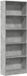 vidaXL Bibliothèque - 60x24x176 cm - Bois traité - Gris béton