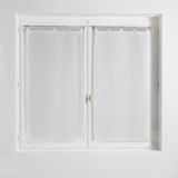 Paar Milka Paar rechte ringen, 2 x 60 x 90 cm, Wit