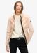 Superdry - Storm fleecejack - Dames - Frappe Beige - Polyester - Gewatteerde jas