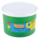 Jovi Finger Paint, Vingerverf, 500 ml, Kleur Groen, 100% afwasbaar, Op basis van natuurlijke ingrediënten, Glutenvrij (56117)