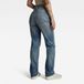 G-Star Viktoria High Straight Wmn Dames Jeans antique faded blue agave ripped