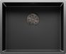 BLANCO CLARON 500-U Dark Steel Edition | RVS spoelbak | [54x44x19,9 cm] | voor 60 cm brede onderkasten | bestand tegen krassen | inbouwwijze: onderbouw