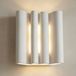 Lindby Wandlamp Novali 2-lichts Gips/Metaal Wit G9