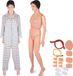 Merkloos Rubber Care Demonstratie Mannelijke Anatomische Grooming Medisch Model Onderwijs Onderwijs Educatieve Benodigdheden Vrouw