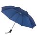 Merkloos / Sans marque Opvouwbare paraplu - 3x - klein en compact - D85 cm - Donkerblauw - Nylon