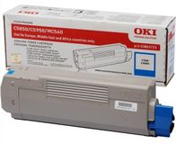 OKI 43865723 toner cartridge cyaan 6000 pages C5850/5950/MC560