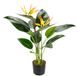 Kunstplant Strelitzia Kunstplant in pot, papegaai met bloem, kunstplant, kunstbloemen in pot, zijden bloemen, kunstbloemen, kamerplant, kantoorcadeau