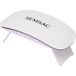 SEMILAC Lampe UV-LED de voyage 6 W, mini-lampe à ongles pliable avec minuterie de 60/90 secondes, compacte et portable, connexion USB-C