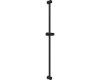 vidaXL Douchekophouder, zwart, 100 cm, roestvrij staal