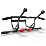 Ultrasport Optrekstang, deurrek, verstelbaar van 66,5 cm tot 93 cm, zonder schroeven te monteren, antislip, veilige grip, schuimrubberen handgrepen