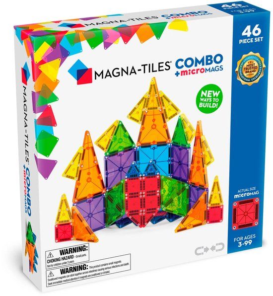 Konges Slöjd Magna-Tiles | Combo 46 Stuks Set