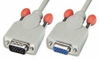 Lindy 1m VGA Cable VGA kabel VGA (D-Sub) Grijs