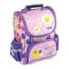 KEYROAD Sac à dos premium sac à dos enfant sac d'école cartable garçon fille / 38 x 28 x 18 cm sac à dos ergonomique école primaire avec sangle de poitrine/thème : sourire violet