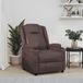 Fauteuil de relaxation Maison Exclusive, marron, similicuir