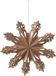Broste Copenhagen papieren sneeuwster indian tan - Bruin, Roze - Papier - 30 cm
