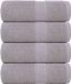 vidaXL Washandjes FROGN 4 stuks 30x30 cm 360 g/m² Grijs