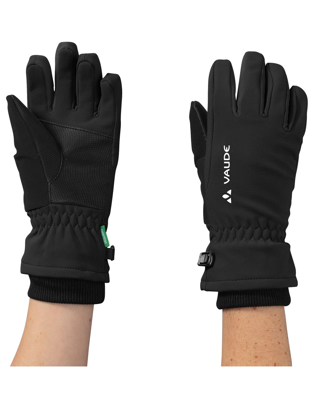 VAUDE Rondane Softshell Ski Gloves - Black