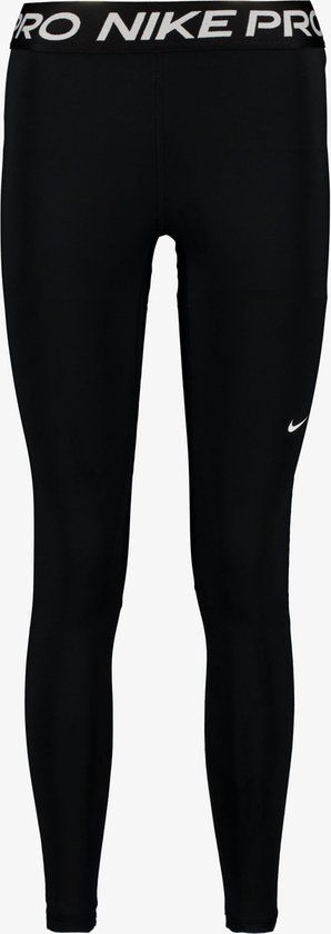 Nike W NP 365 TIGHT Dames Sportlegging - Zwart/Wit - Maat M
