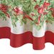 Elrene Home Fashions Holly Traditions stoffen tafelkleed, 152 x 213 cm ovaal