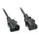 Lindy 30331 Electriciteitssnoer Zwart 2 m C14 stekker C13 stekker