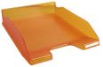 Exacompta - ref. 11346D - Set van 6 Brievenbakken COMBO MIDI - Afmetingen: 34,6 x 25,5x 6,5 cm - voor A4 documenten - kleur doorzichtige mandarijn