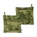 Moomin Arabia Maniques Forêt mystérieuse Moomin Vert, 22x22 cm, lot de 2