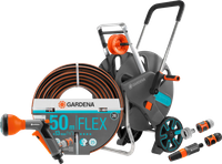 Gardena Comfort FLEX 50m CleverRoll L Classic Sprinkler Set