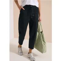 Cecil Mid Waist broek met wijde pijpen in casual pasvorm